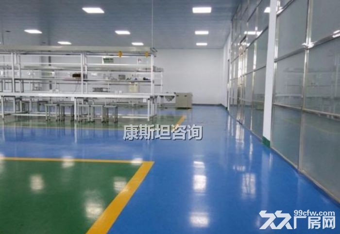 新区硕放豪华装修二楼厂房出租带环氧可无尘-图5