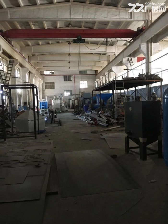 独立门进出，带行车，标准厂房，层高11米，带环氧地坪