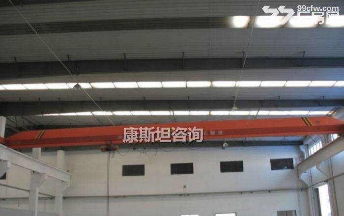 新区旺庄城南路1800平含办公单层独跨机械行车厂房